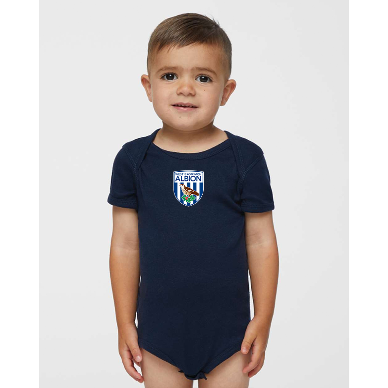 West Bromwich Albion Soccer  Rabbit Skins Infant Baby Rib Bodysuit
